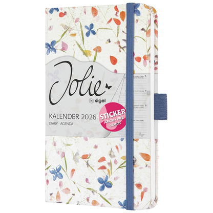 Artikelbild 2 für SIGEL Buchkalender Jolie 2026 Bloom violet, 1 St., Artikelnummer 568806