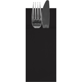 Artikelbild 1 für STARPAK Bestecktaschen Airlaid schwarz 8,5 x 20,0 cm, 480 St., Artikelnummer 829303