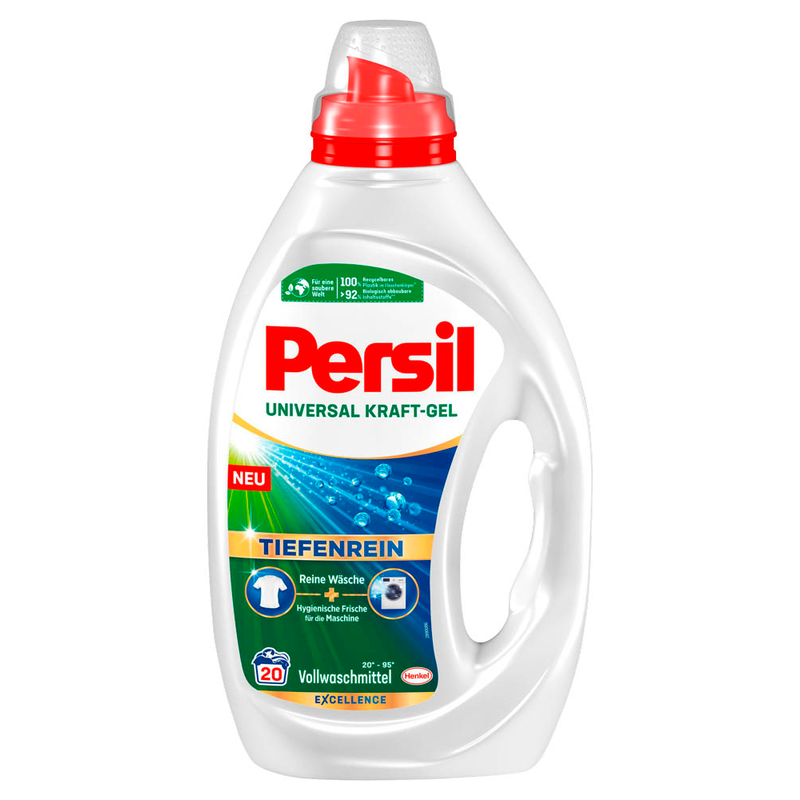 Persil UNIVERSAL KRAFT-GEL Waschmittel flüssig, 900 ml