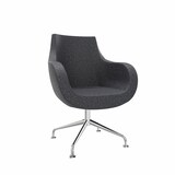 Artikelbild 1 für fm Sessel Pirum anthrazit chrom Stoff 71,0 x 73,0 x 94,5 cm, 1 St., Artikelnummer 447009