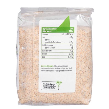 Artikelbild 5 für enerBiO Bio Flohsamenschalen 200,0 g, 1 St., Artikelnummer 511202