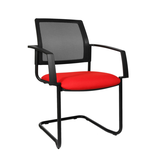 Artikelbild 1 für Topstar Besucherstühle BtoB 20 BB400A G210 rot Stoff, 2 St., Artikelnummer 635180