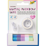 Artikelbild 1 für folia Magic Rainbow Deko-Klebeband glänzend 12,0 mm x 2,0 m 6 Rollen, Artikelnummer 287439