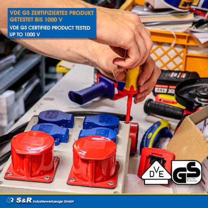 Artikelbild 4 für S&R Schraubenausdreher-Set VDE Elektriker 250.681.307 PH 0 75mm, PH 1 75mm, PH2 100mm, SL 3,0 80mm, SL 5,5 125mm, SL 6,5 150mm, Artikelnummer 390338