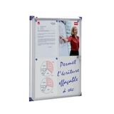 Artikelbild 1 für nobo Schaukasten Pacific silber 4x DIN A4 74,2 x 2,2 x 55,0 cm, 1 St., Artikelnummer 699525