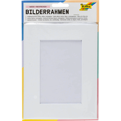 Artikelbild für folia Bastelset Bilderrahmen weiß, Artikelnummer 478691