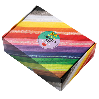 Artikelbild 3 für folia Pfeifenreiniger bunt Chenilledraht-Mix Jumbo Ø 4,0 - 8,0 mm, 700 St., Artikelnummer 692493