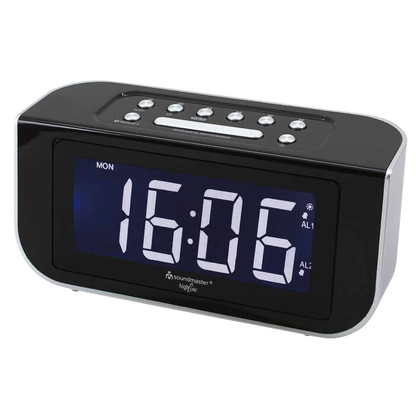 Artikelbild für soundmaster FUR4005 Radiowecker schwarz, silber, Artikelnummer 812319