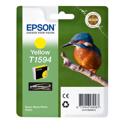 Artikelbild für EPSON T1594 (Eisvogel) gelb Druckerpatrone, Artikelnummer 839407