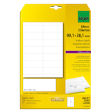 Artikelbild 1 für SIGEL Adressetiketten LA321 weiß 99,1 x 38,1 mm, 25 Blatt, Artikelnummer 513008