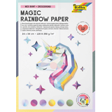Artikelbild 1 für folia Tonpapier Magic Rainbow Paper farbsortiert 120 / 250 g/qm 12 Blatt, Artikelnummer 287447