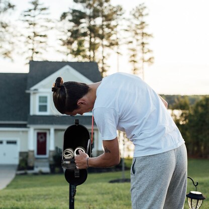 Artikelbild 5 für relaxdays Zeitungsrolle US Mail 10028065_46 schwarz mit Zeitungsfach, Artikelnummer 521553