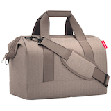 Artikelbild 1 für reisenthel® Reisetasche allrounder M Kunstfaser herringbone mokka MS6054, Artikelnummer 571556