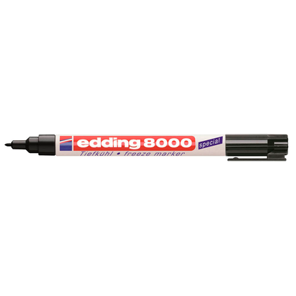 Artikelbild für edding 8000 Tiefkühlmarker schwarz 1,0 mm, 1 St., Artikelnummer 863589