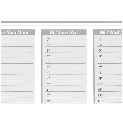 Artikelbild 5 für SIGEL Schreibtischunterlage Office 2026/2027 weiß Papier 59,5 x 41,0 cm, 40 Blatt, Artikelnummer 585717
