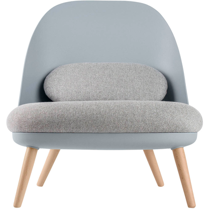 Artikelbild 2 für meet powered by PAPERFLOW Sessel COCOON grau buche Kunststoff 70,0 x 65,5 x 75,5 cm, 1 St., Artikelnummer 139727