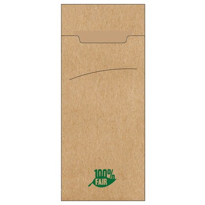 Artikelbild 3 für PAPSTAR Bestecktaschen braun 8,5 x 20,0 cm, 520 St., Artikelnummer 829164