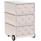 Artikelbild 1 für PAPERFLOW easyBox Classic Chic Rollcontainer weiß, bunt 61479 4 Auszüge 39,0 x 43,6 x 64,2 cm, Artikelnummer 215438
