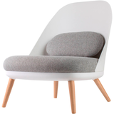 Artikelbild 1 für meet powered by PAPERFLOW Sessel COCOON weiß buche Kunststoff 70,0 x 65,5 x 75,5 cm, 1 St., Artikelnummer 139731