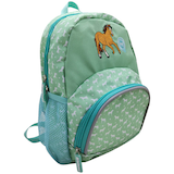 Artikelbild 1 für DONAU Kindergartenrucksack Pferd Kunstfaser hellgrün, Artikelnummer 694206