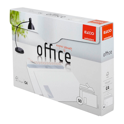 Artikelbild 3 für ELCO Briefumschläge office DIN C4 mit Fenster hochweiß haftklebend 50 St., Artikelnummer 359245
