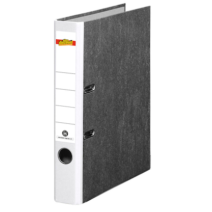 Artikelbild für office discount Ordner weiß marmoriert Karton 5,0 cm DIN A4, 1 St., Artikelnummer 501510