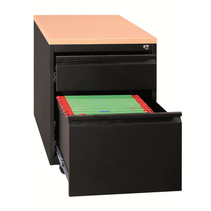 Artikelbild 2 für Gürkan Rollcontainer schwarz, buche 2 Auszüge 46,0 x 79,0 x 62,0 cm, Artikelnummer 564190