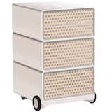 Artikelbild 1 für PAPERFLOW easyBox Classic Chic Rollcontainer weiß, bunt 62407 4 Auszüge 39,0 x 43,6 x 64,2 cm, Artikelnummer 215147