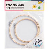 Artikelbild 1 für folia Stickbild mit Stickrahmen natur, Artikelnummer 287486