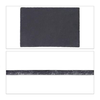 Artikelbild 2 für relaxdays Schieferplatten anthrazit 30,0 x 20,0 cm, 6 St., Artikelnummer 361564