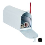 Artikelbild 1 für relaxdays Zeitungsrolle US Mail 10028065_49 weiß mit Zeitungsfach, Artikelnummer 521033