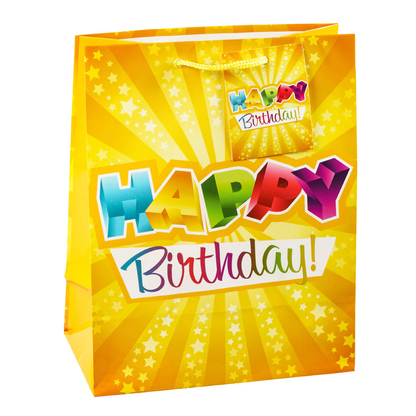 Artikelbild für TSI Geschenktüten Geburtstag Serie 1 Motiv 18,0 x 23,0 cm, 3 St., Artikelnummer 648954