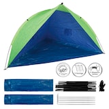 Artikelbild 1 für Idena Strandmuschel Riva, schwarz Kunstfaser, Kunststoff, Artikelnummer 277366