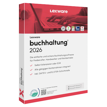 Artikelbild für LEXWARE Buchhaltung 2026 Software Vollversion (PKC), Artikelnummer 716489