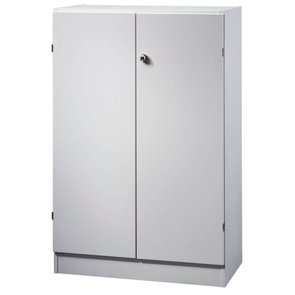 Artikelbild für HAMMERBACHER Aktenschrank 6550, V6550/5/5/SG lichtgrau 2 Fachböden 80,0 x 42,0 x 127,0 cm, Artikelnummer 864722