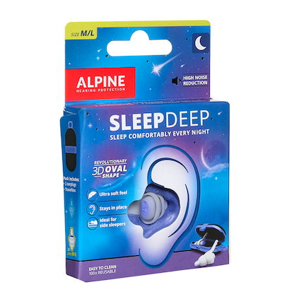 Artikelbild 2 für ALPINE SLEEP DEEP Ohrstöpsel 27 dB Kunststoff, 1 St., Artikelnummer 300507