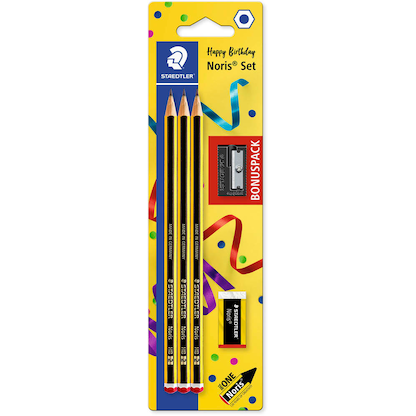 Artikelbild für STAEDTLER Noris® 120 Bleistifte HB schwarz/gelb, 1 Set, Artikelnummer 455083