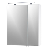 Artikelbild 1 für MÖBELPARTNER Spiegelschrank Dorina 125095 weiß glanz 60,0 x 16,0 x 75,7 cm, Artikelnummer 672776