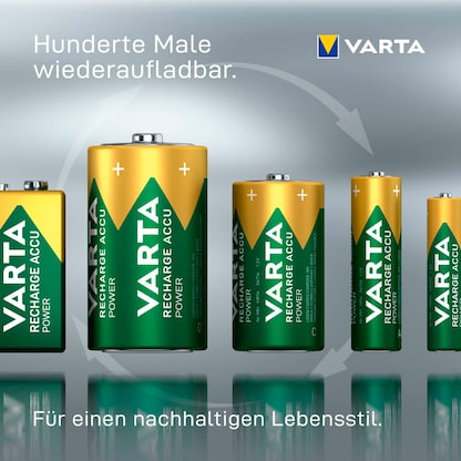 Artikelbild 6 für VARTA Akkus RECHARGE ACCU Power Ni-MH Micro AAA 800 mAh, 4 St., Artikelnummer 883249