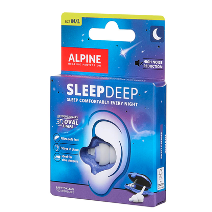 Artikelbild 6 für ALPINE SLEEP DEEP Ohrstöpsel 27 dB Kunststoff, 1 St., Artikelnummer 300507