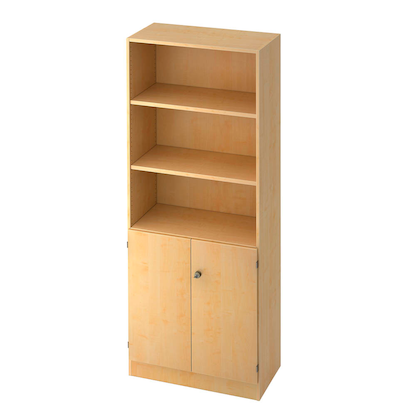 Artikelbild für HAMMERBACHER Regalschrank Prokura, V6770/3/3/SG ahorn 80,0 x 42,0 x 200,4 cm, 1 St., Artikelnummer 186171