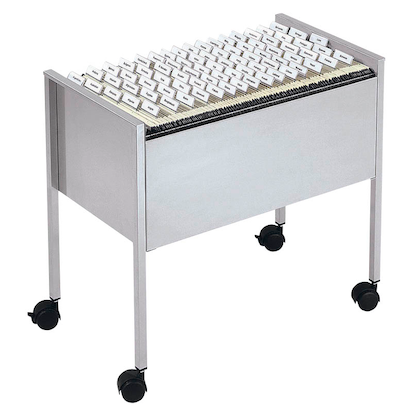 Artikelbild für DURABLE Hängemappenwagen Längs-Registratur grau für bis zu 80 Hängemappen, Artikelnummer 468215