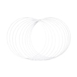 Artikelbild 1 für Rayher Metallringe-Set beschichtet weiß Ø 25,0 cm, 10 St., Artikelnummer 356503