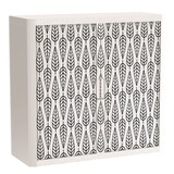 Artikelbild 1 für PAPERFLOW easyOffice Black & White Rollladenschrank 60484 2 Fachböden 110,0 x 41,5 x 104,0 cm, Artikelnummer 210009