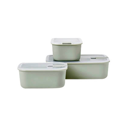 Artikelbild für MEPAL Frischhaltedosen-Set EasyClip grün 2x 0,7 l und 1x 1,5 l, 1 Set, Artikelnummer 435392