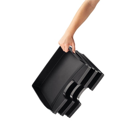 Artikelbild 3 für LEITZ Briefablage Standard quer Plus schwarz DIN A4, 1 St., Artikelnummer 402107