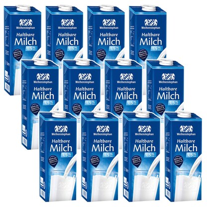 Artikelbild für Weihenstephan Milch 1,5 % 12x 1,0 l, Artikelnummer 509131