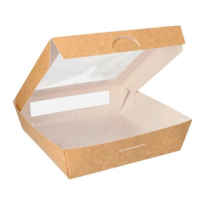 Artikelbild 3 für PAPSTAR Feinkostboxen pure braun 19,0 x 19,0 cm, 25 St., Artikelnummer 466652