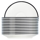 Artikelbild 1 für ID Fine Untertassen Espresso Modest Black Lona weiß Ø 12,0 cm, 12 St., Artikelnummer 633846