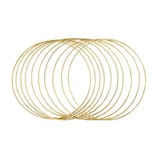 Artikelbild 1 für Rayher Metallringe-Set beschichtet gold Ø 20,0 cm, 10 St., Artikelnummer 356513